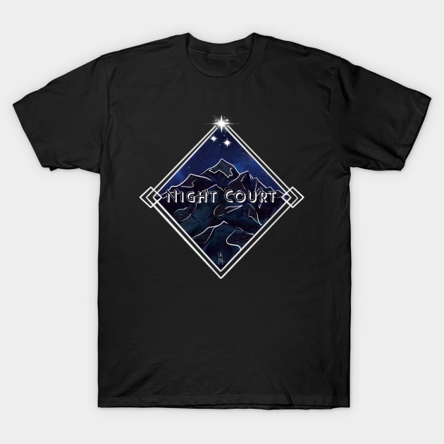 Night Court - acotar T-Shirt by SeaGalaxyBrain